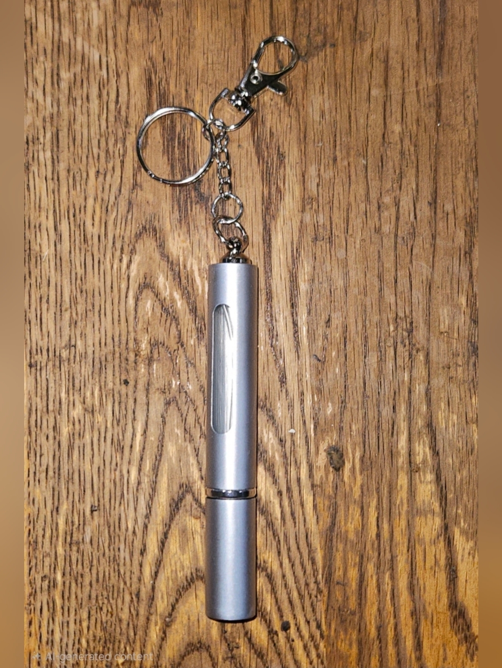 Portable Silver Travel Perfume Atomizer Keychain - 5ml BNIB